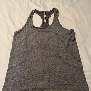Lululemon Athletica Gray Sleeveless Relaxed Tank Top